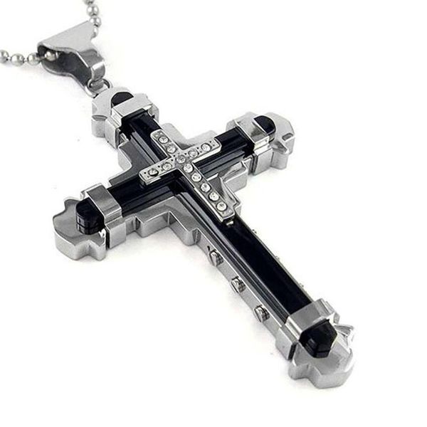 pendant necklaces necklace for women men 50cm steel titanium chain hip hop punk gold black jewelry gift jesus crystal cross, Silver
pendant necklaces necklace for women men 50cm steel titanium chain hip hop punk gold black jewelry gift jesus crystal cross, Silver