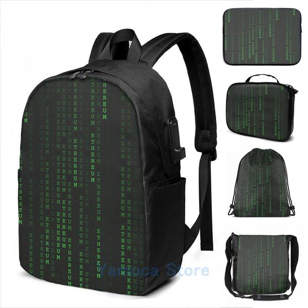 backpack funny graphic print ethereum cryptocurrency matrix usb charge men school bags women bag travel laptop
backpack funny graphic print ethereum cryptocurrency matrix usb charge men school bags women bag travel laptop