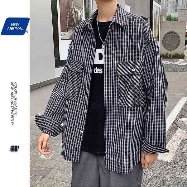 men's casual shirts autumn plaid fashion dress men retro mens streetwear wild loose long sleeve -5xl 7emy, White;black
men's casual shirts autumn plaid fashion dress men retro mens streetwear wild loose long sleeve -5xl 7emy, White;black