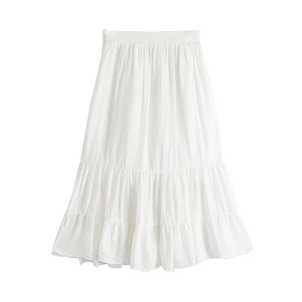 white green a line maxi long skirt high street empire vintage retro summer s0054 210514, Black
white green a line maxi long skirt high street empire vintage retro summer s0054 210514, Black