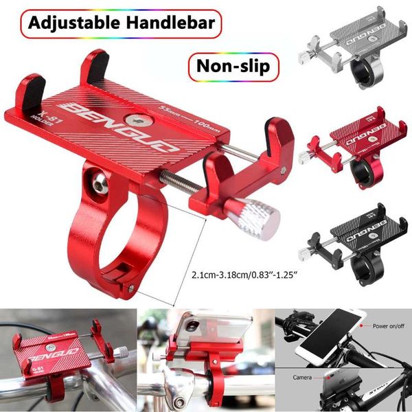 aluminum bicycle bike phone holder adjustable motorcycle gps stand mount bracket for 2.2-6.2 inch smartphone 11 pro x cell mounts & h holder
aluminum bicycle bike phone holder adjustable motorcycle gps stand mount bracket for 2.2-6.2 inch smartphone 11 pro x cell mounts & h holder