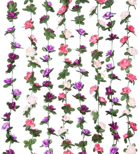 1pc 2m 45 head flower garland fake rose vine artificial hanging ivy home office wedding party garden craft art décor decorative flowers & wr
1pc 2m 45 head flower garland fake rose vine artificial hanging ivy home office wedding party garden craft art décor decorative flowers & wr
