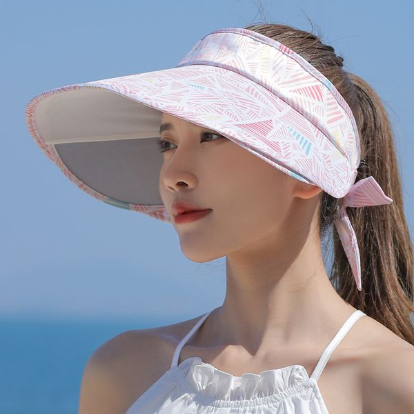 sunscreen hat women's summer full face sunshade hat with empty and uv protection, Blue;gray 
sunscreen hat women's summer full face sunshade hat with empty and uv protection, Blue;gray