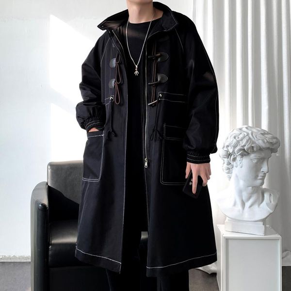 men's trench coats korean streetwear long windbreaker 2021 fashion male coat punk style casual big pocket woman jackets clothing 3xl, Tan;black
men's trench coats korean streetwear long windbreaker 2021 fashion male coat punk style casual big pocket woman jackets clothing 3xl, Tan;black