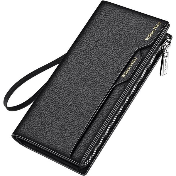 wallets williampolo men brand clutch bag business leather wallet organizer detachable card holder gift for, Red;black
wallets williampolo men brand clutch bag business leather wallet organizer detachable card holder gift for, Red;black