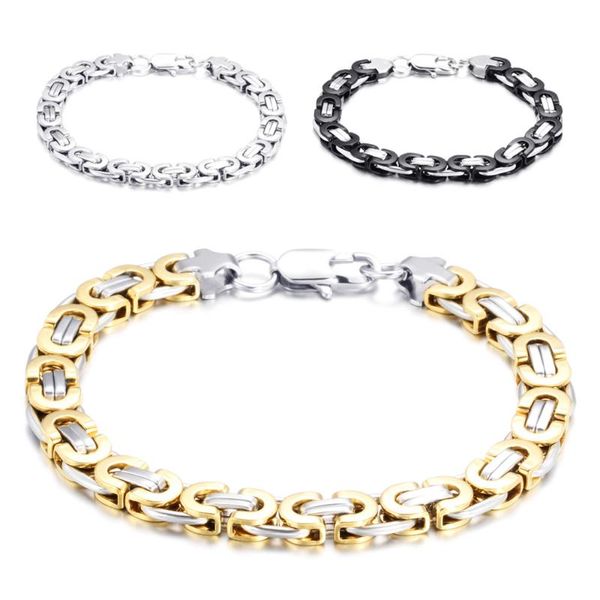 charm bracelets vimio retro styled great wall pattern titanium steel characteristic men's bracelet jewelry, Golden;silver
charm bracelets vimio retro styled great wall pattern titanium steel characteristic men's bracelet jewelry, Golden;silver
