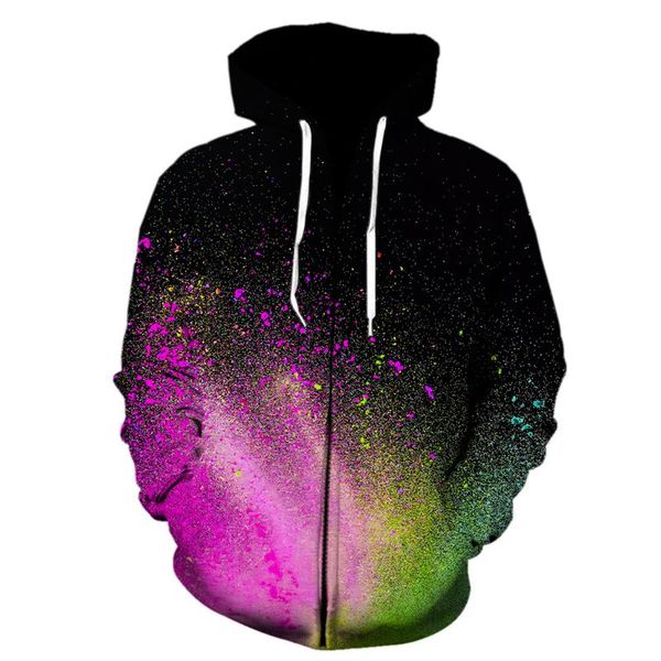 men's hoodies & sweatshirts spring and fall fashion colorful smoke pattern sweatshirt streetwear personality oversized zipper hoodie, Black
men's hoodies & sweatshirts spring and fall fashion colorful smoke pattern sweatshirt streetwear personality oversized zipper hoodie, Black