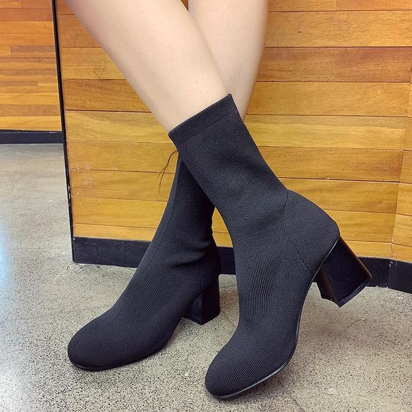 boots sock women shoes woman autumn solid black breathable knitting ankle slip on winter block high heels 1jc9
boots sock women shoes woman autumn solid black breathable knitting ankle slip on winter block high heels 1jc9