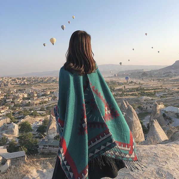 scarves blanket fashion autumn women cloak poncho wool artificial cashmere capes shawl vintage all-match print scarf explosion, Blue;gray
scarves blanket fashion autumn women cloak poncho wool artificial cashmere capes shawl vintage all-match print scarf explosion, Blue;gray
