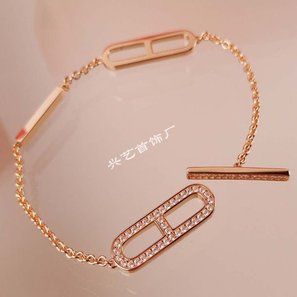 design jewelry titanium steel hollowed out pig nose female korean version temperament simple fashion personalized net red bracelet rose gold, Golden;silver
design jewelry titanium steel hollowed out pig nose female korean version temperament simple fashion personalized net red bracelet rose gold, Golden;silver