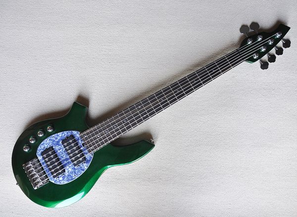 left hand 6 strings metallic green electric bass guitar with rosewood fretboard,24 frets
left hand 6 strings metallic green electric bass guitar with rosewood fretboard,24 frets