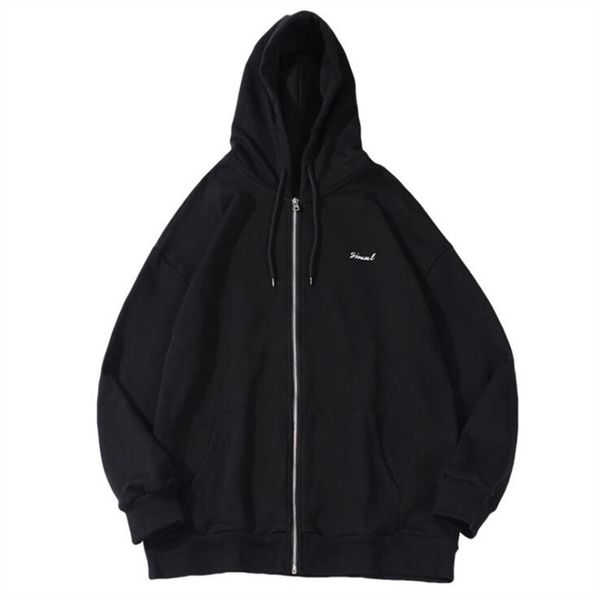men's hooded cardigan loose large size hoodie m-xxxl pure color women's sweatshirt couple coat 006, Black
men's hooded cardigan loose large size hoodie m-xxxl pure color women's sweatshirt couple coat 006, Black