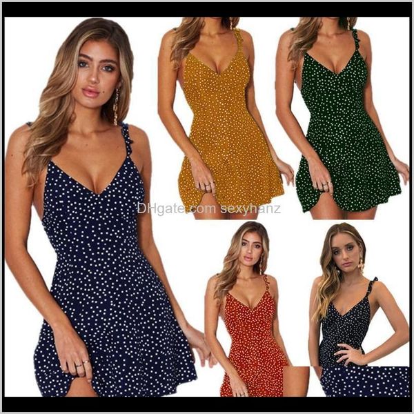 clothing apparel drop delivery 2021 dresses women polka dot short dress summer womens fashion sleeveless v-neck mini backless casual sun, Black;gray
clothing apparel drop delivery 2021 dresses women polka dot short dress summer womens fashion sleeveless v-neck mini backless casual sun, Black;gray