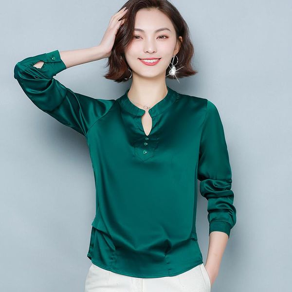 korean spring autumn women blouses work wear shirts elegant female long sleeve v-neck plus size blusas mujer de moda women's &, White
korean spring autumn women blouses work wear shirts elegant female long sleeve v-neck plus size blusas mujer de moda women's &, White