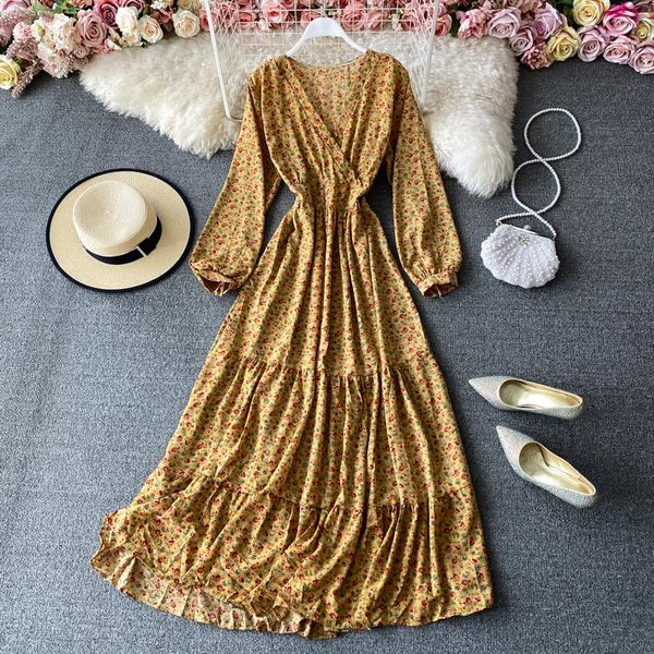 long dress woman korean floral female elegant dresses for women v-neck spring autumn clothes 2021 vestido de mujer pph3174 casual, Black;gray
long dress woman korean floral female elegant dresses for women v-neck spring autumn clothes 2021 vestido de mujer pph3174 casual, Black;gray