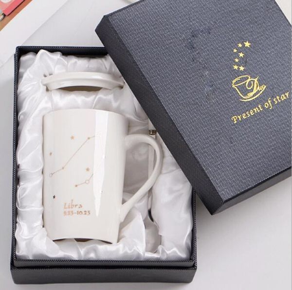 mugs with gift box 12 constellations creative ceramics spoon lid white porcelain zodiac milk coffee cup 400ml water 1 set
mugs with gift box 12 constellations creative ceramics spoon lid white porcelain zodiac milk coffee cup 400ml water 1 set
