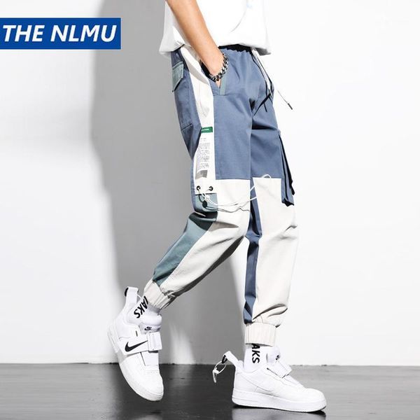 men joggers pencil pants color patchwork streetwear casual sweatpants pant hip hop slim fit trousers pocket male wo254 men's, Black
men joggers pencil pants color patchwork streetwear casual sweatpants pant hip hop slim fit trousers pocket male wo254 men's, Black