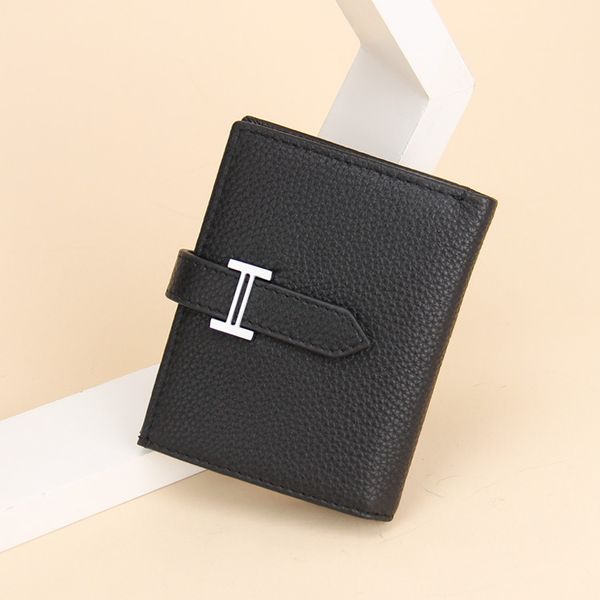 bag handbag h family simple women's leather multifunctional wallet short cowhide driver's license card folding ultra-thin, Black;red
bag handbag h family simple women's leather multifunctional wallet short cowhide driver's license card folding ultra-thin, Black;red