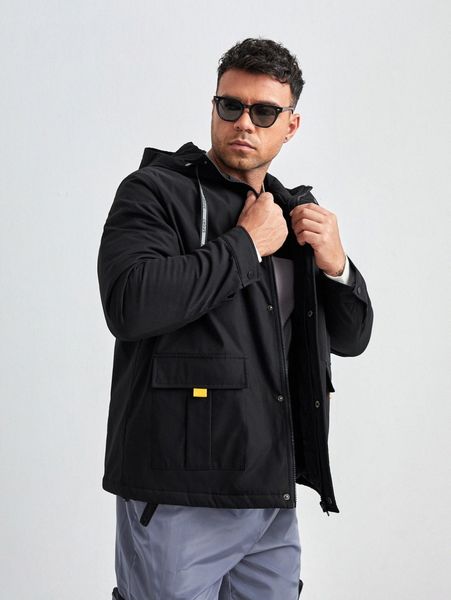 extended sizes men flap pocket letter drawstring hooded winter coat v6xp#, Black;brown
extended sizes men flap pocket letter drawstring hooded winter coat v6xp#, Black;brown