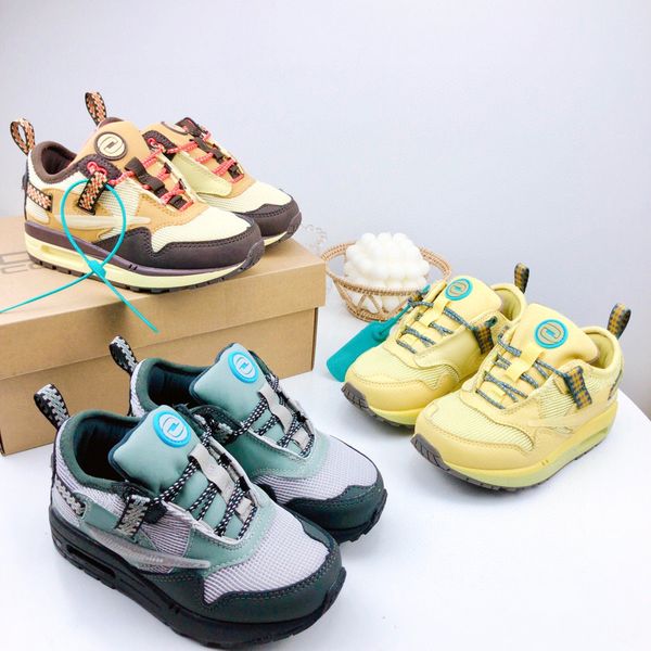 patta x 1 1s kids running shoes travis scotts designer trainers monarch noise aqua saturn gold baroque brown outdoor babys sneakers size 28-, Black
patta x 1 1s kids running shoes travis scotts designer trainers monarch noise aqua saturn gold baroque brown outdoor babys sneakers size 28-, Black