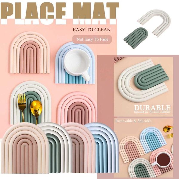 mats & pads silicone holder mat kitchen heat non-slip resistant trivet pot tray straightener insulation with rich colors
mats & pads silicone holder mat kitchen heat non-slip resistant trivet pot tray straightener insulation with rich colors