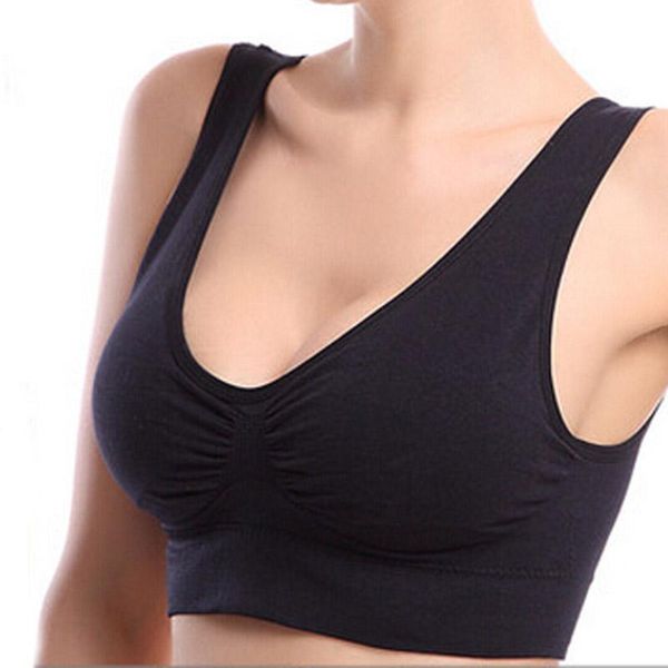 -proof women's bra active seamless nylon double-ply pressureless large size s-3xl yoga outfit
-proof women's bra active seamless nylon double-ply pressureless large size s-3xl yoga outfit