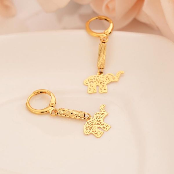 hoop & huggie exquisite simple gold color hollow elephant earrings fashion minimalist classic for women dubai arab african jewelry, Golden;silver 
hoop & huggie exquisite simple gold color hollow elephant earrings fashion minimalist classic for women dubai arab african jewelry, Golden;silver