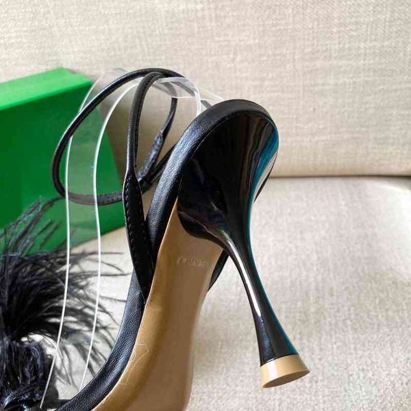 fashion high heel leather ostrich feathers sandal women feather dot sandals slippers slides designer ladies party office dress shoes, Black
fashion high heel leather ostrich feathers sandal women feather dot sandals slippers slides designer ladies party office dress shoes, Black