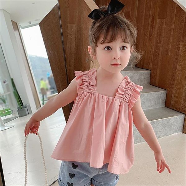 girls summer sleeveless suspenders shirt princess solid tank kid children clothing for girl korean casual top, Blue
girls summer sleeveless suspenders shirt princess solid tank kid children clothing for girl korean casual top, Blue