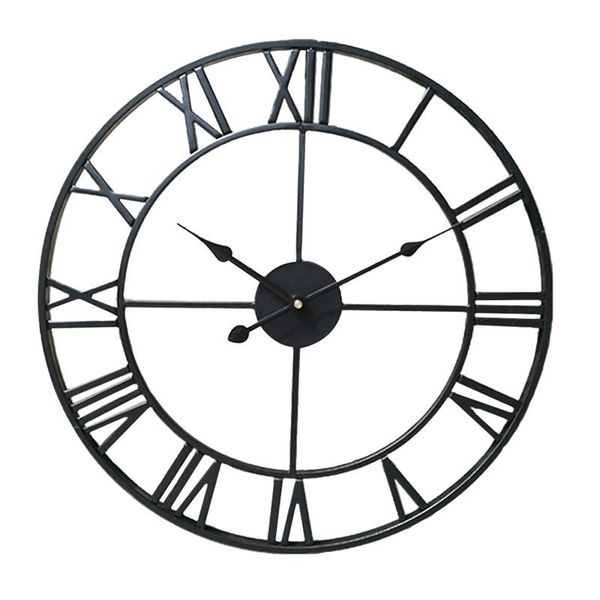 retro nordic wall clock roman numeral iron round art hollow metal for home livingroom bar decor decoration clocks
retro nordic wall clock roman numeral iron round art hollow metal for home livingroom bar decor decoration clocks