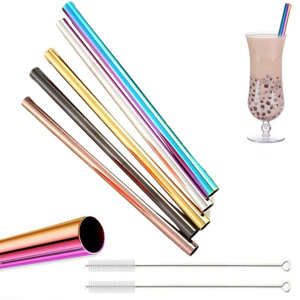 drinking straws large 12mm bubble tea milkshake straw reusable metal 304 stainless steel set bar boba straight tubes
drinking straws large 12mm bubble tea milkshake straw reusable metal 304 stainless steel set bar boba straight tubes