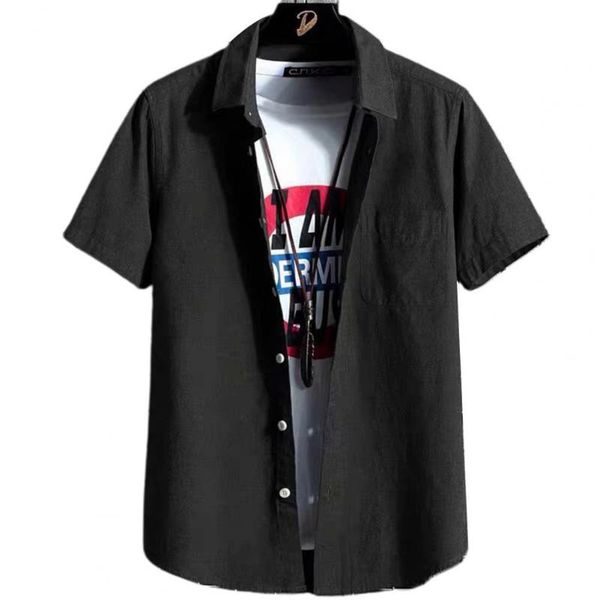 men cuff dress shirt 2021 white short sleeve casual buttons male brand shirts regular fit cufflinks included 3xl men's, White;black
men cuff dress shirt 2021 white short sleeve casual buttons male brand shirts regular fit cufflinks included 3xl men's, White;black