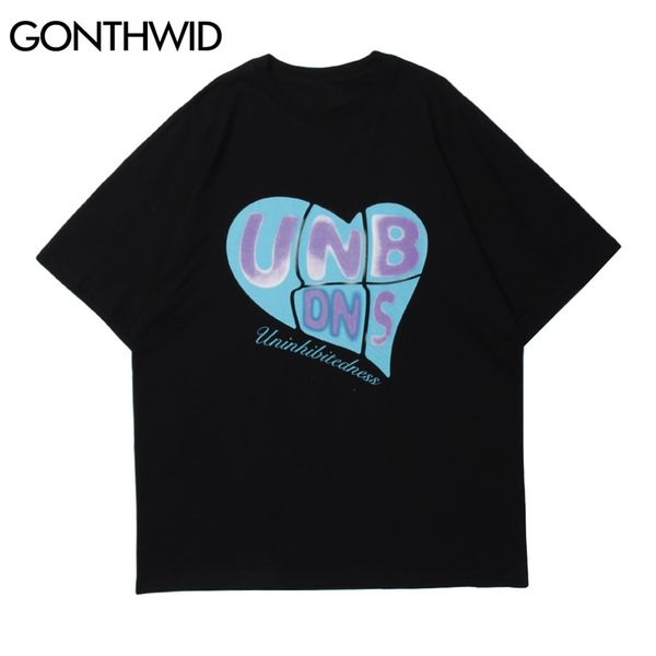 t-shirts gothic punk rock hip hop streetwear men letter heart print cotton casual loose harajuku short sleeve tees 210602, White;black
t-shirts gothic punk rock hip hop streetwear men letter heart print cotton casual loose harajuku short sleeve tees 210602, White;black