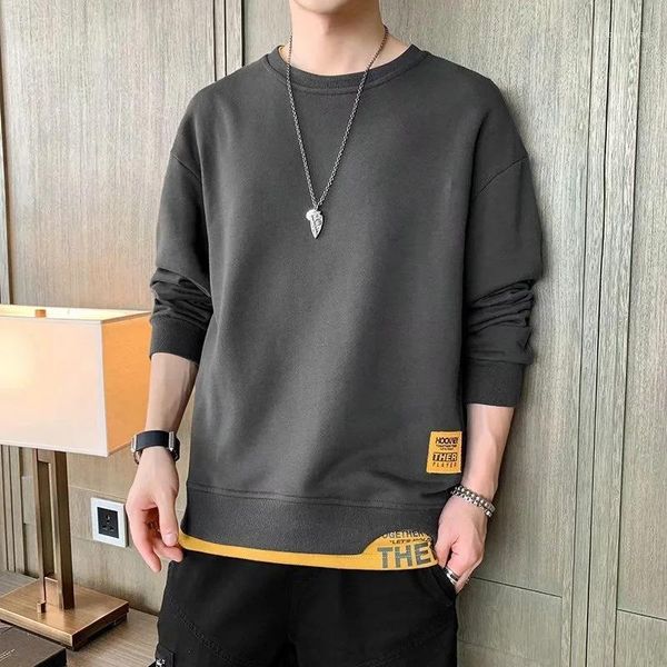 men's hoodies & sweatshirts autumn men korean fashion patchwork fake two piece long sleeve shirts street wear crewneck shirt, Black
men's hoodies & sweatshirts autumn men korean fashion patchwork fake two piece long sleeve shirts street wear crewneck shirt, Black