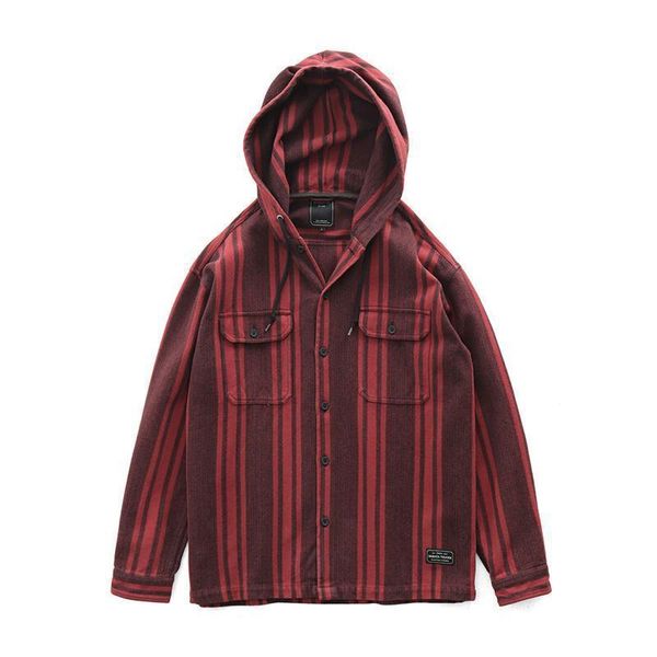 men's jackets striped shirt jacket japanese retro herringbone pattern loose outer wear tooling hoodie wind breaker men, Black;brown
men's jackets striped shirt jacket japanese retro herringbone pattern loose outer wear tooling hoodie wind breaker men, Black;brown