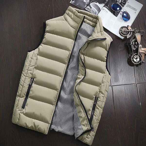 men's vests autumn winter mens sleeveless jacket vest coats fashion male cotton-padded men thicken waistcoats clothing 5xl, Black;white
men's vests autumn winter mens sleeveless jacket vest coats fashion male cotton-padded men thicken waistcoats clothing 5xl, Black;white