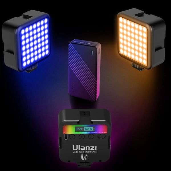 flash heads ulanzi vl49 rgb video light for pography 2000mah led panel camera lamp vlog fill live luminaire
flash heads ulanzi vl49 rgb video light for pography 2000mah led panel camera lamp vlog fill live luminaire