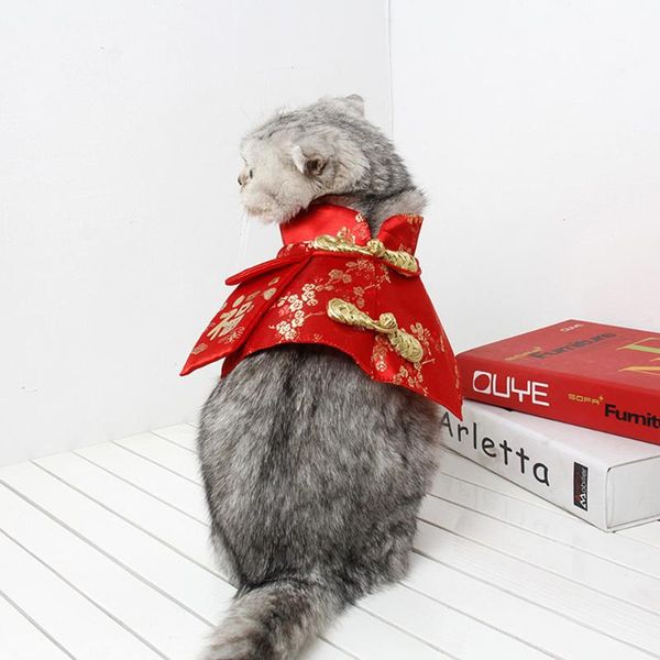 1pc year pet cat chinese style coat delicate joyous small red envelope decorative cloak comfortable clothes (red si costumes
1pc year pet cat chinese style coat delicate joyous small red envelope decorative cloak comfortable clothes (red si costumes