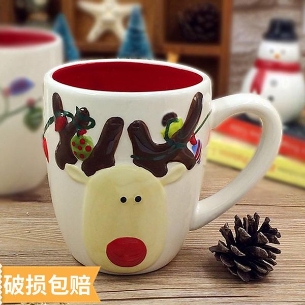 ceramic christmas elk mugs funny coffee mug with handle porcelain tea milk cup for kids gifts
ceramic christmas elk mugs funny coffee mug with handle porcelain tea milk cup for kids gifts