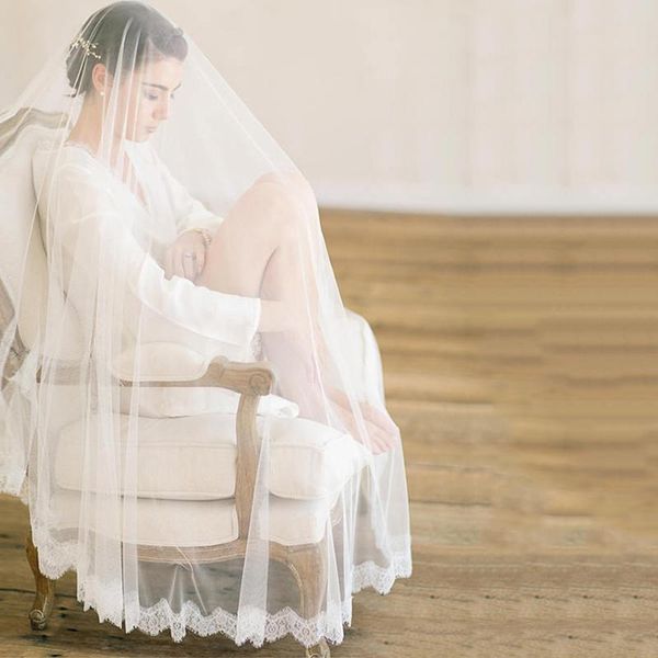 bridal veils one layer ivory veil princess wedding accessories eyelash lace edge cathedral handmade, Black
bridal veils one layer ivory veil princess wedding accessories eyelash lace edge cathedral handmade, Black