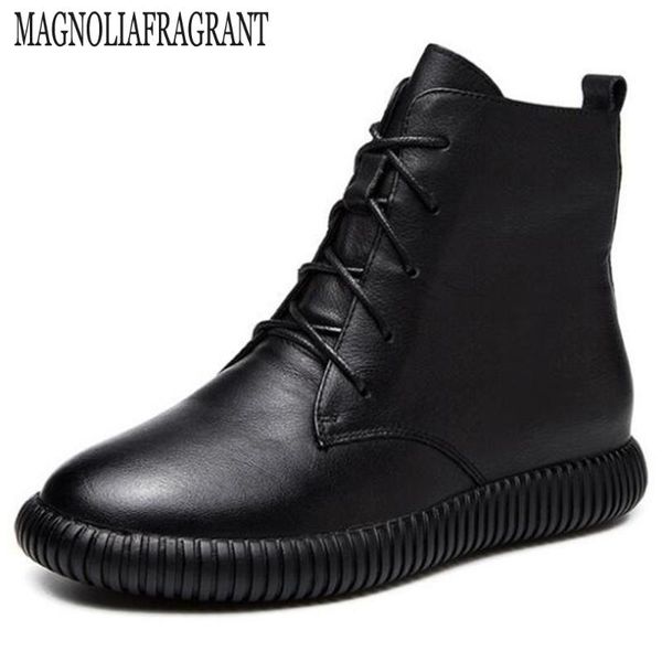 boots autumn women's shoes genuine leather fashion winter flat non-slip warm for women ay116, Black
boots autumn women's shoes genuine leather fashion winter flat non-slip warm for women ay116, Black