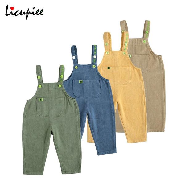 1-4 years solid 4 colors bodysuits little boy girl's suspenders pants children's jeans straps long with big pocket rompers, Blue
1-4 years solid 4 colors bodysuits little boy girl's suspenders pants children's jeans straps long with big pocket rompers, Blue