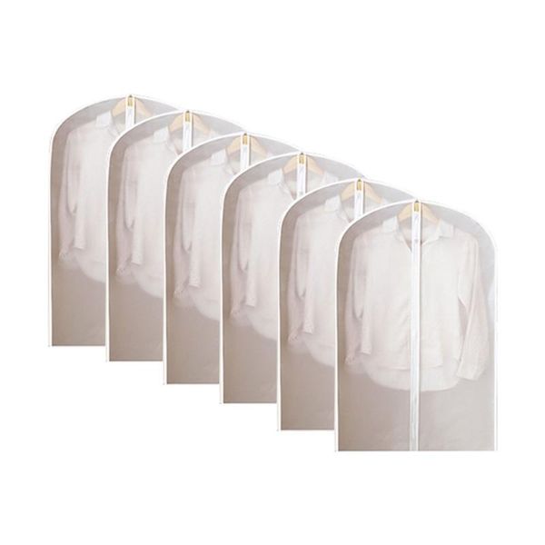 storage boxes & bins a9lb 6 pcs full zipper translucent clothes cover protector dustproof hanging clothing bag waterproof breathable garment
storage boxes & bins a9lb 6 pcs full zipper translucent clothes cover protector dustproof hanging clothing bag waterproof breathable garment