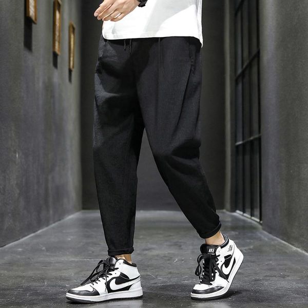 men's pants solid color men harem 2022 japanese streetwear man casual loose fashion male joggers trousers 3xl, Black
men's pants solid color men harem 2022 japanese streetwear man casual loose fashion male joggers trousers 3xl, Black
