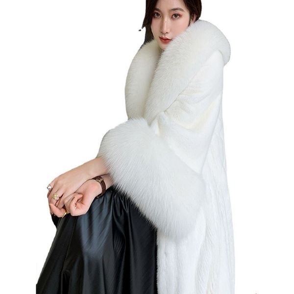2021 winter fur coat female korean version china haining mink fur integrated coat hooded loose large size fashionable temperament, Black
2021 winter fur coat female korean version china haining mink fur integrated coat hooded loose large size fashionable temperament, Black