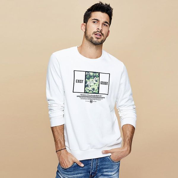 men's hoodies & sweatshirts kuegou brand sweatshirt winter trend of printing long sleeve pullover leisure round collar hoodie cw-3254, Black
men's hoodies & sweatshirts kuegou brand sweatshirt winter trend of printing long sleeve pullover leisure round collar hoodie cw-3254, Black