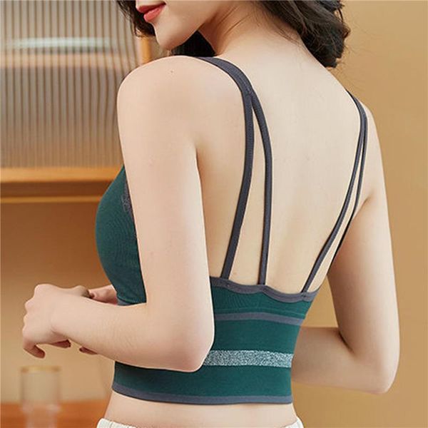 women's tanks & camis korean striped crop slim fit spaghetti strap tank women built in bra off shoulder sleeveless versatile camiso, White
women's tanks & camis korean striped crop slim fit spaghetti strap tank women built in bra off shoulder sleeveless versatile camiso, White