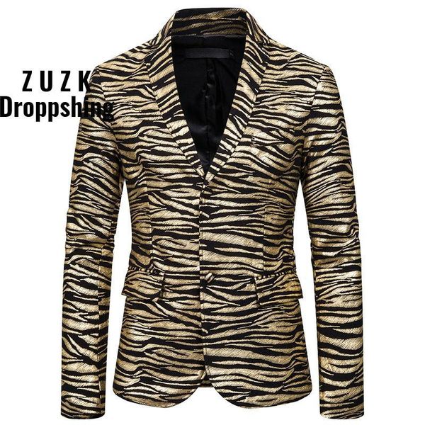 men's suits & blazers blazer slim fit tiger bronzing printing suit dress costumes jacket tuxedo, White;black
men's suits & blazers blazer slim fit tiger bronzing printing suit dress costumes jacket tuxedo, White;black