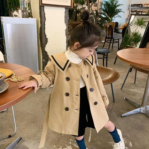 coat 2021 autumn children's wear girls' korean fashion waist closing windbreaker baby middle and long outerwear 2-247, Blue;gray
coat 2021 autumn children's wear girls' korean fashion waist closing windbreaker baby middle and long outerwear 2-247, Blue;gray