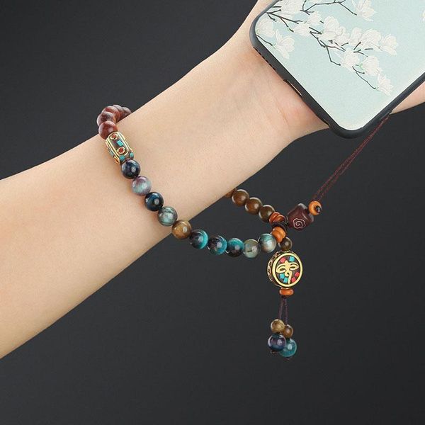charm bracelets 2021 nepal beads wood mala bracelet blue green tiger eyes stone phone wrist chain for anti-lost women jewelry, Golden;silver
charm bracelets 2021 nepal beads wood mala bracelet blue green tiger eyes stone phone wrist chain for anti-lost women jewelry, Golden;silver